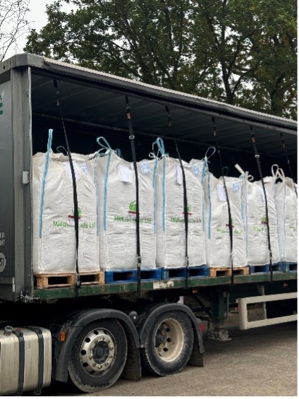 1 tonne feed bags loaded up